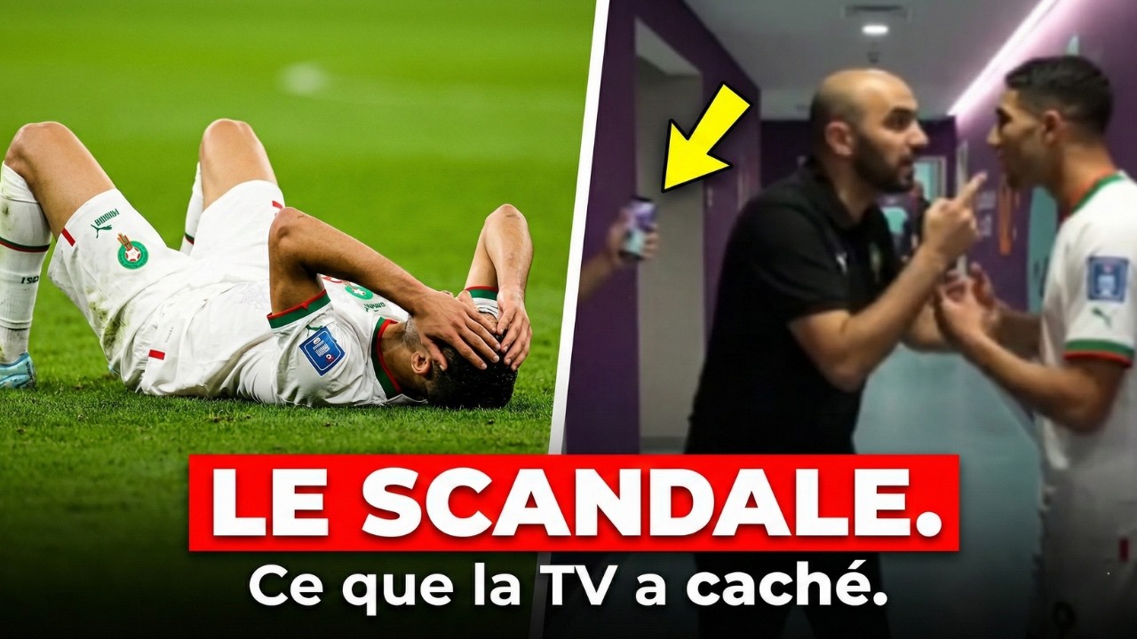 Pourquoi le Maroc a VRAIMENT perdu… face au Sénégal : Le scandale du vestiaire enfin dévoilé !