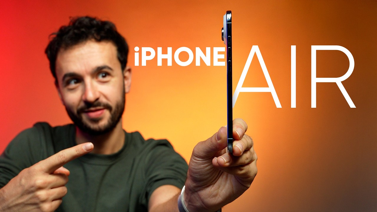DEUX SEMAINES avec l’iPHONE AIR : achetez plutôt l’iPHONE 17