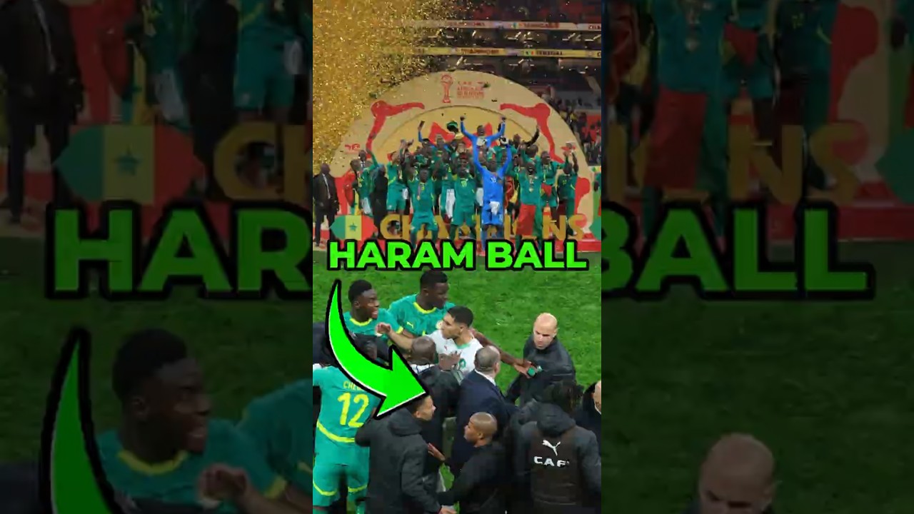 The AFCON Morocco Ridiculous Haram Ball On Senegal Goal Keeper Towel Sabotage To Win The Game.