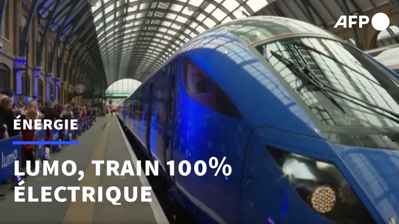 Entre Londres et Édimbourg, un nouveau train "100% électrique" | AFP