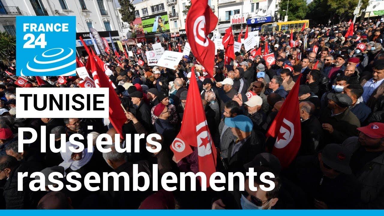 Des milliers de Tunisiens manifestent contre le président Saïed sur fond de crise économique