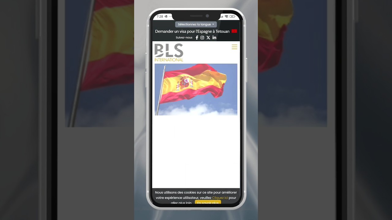 كيفاش تشد موعد فيزا اسبانيا فااااابور و بلا سمسار. rebdez vous españa BLS . #bls #المهاجر #news