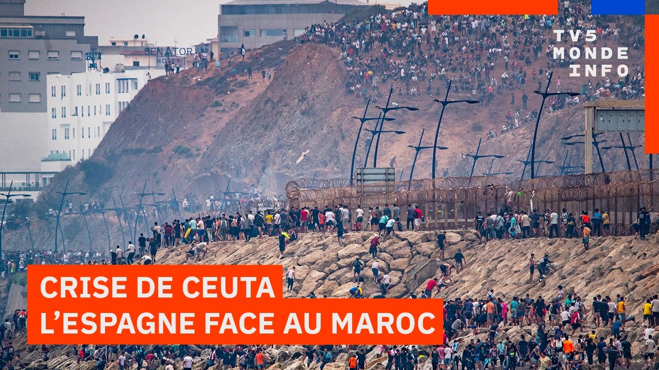 Crise de Ceuta : 60 000 migrants sont arrivés sur le territoire, pas de réaction officielle du Maroc