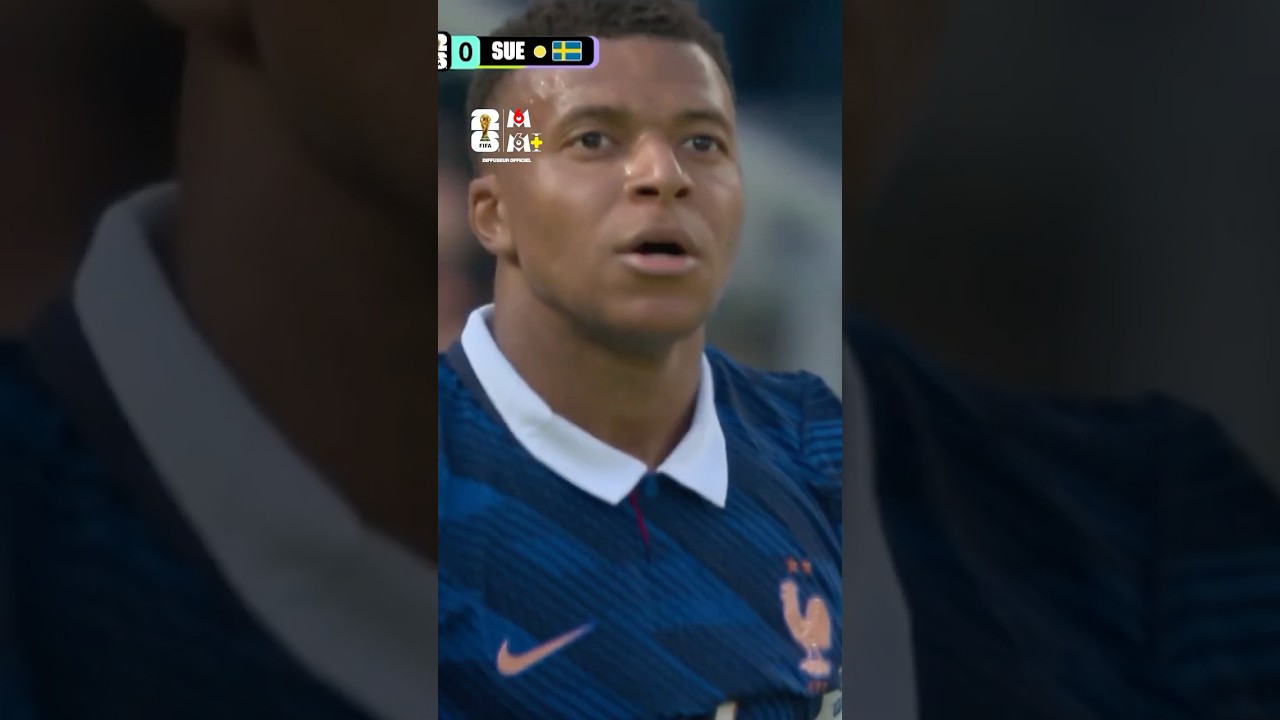 🇫🇷😱 Le LOUPÉ de Kylian Mbappé qui trouve le poteau, seul face au but #mbappe #fifaworldcuponyt