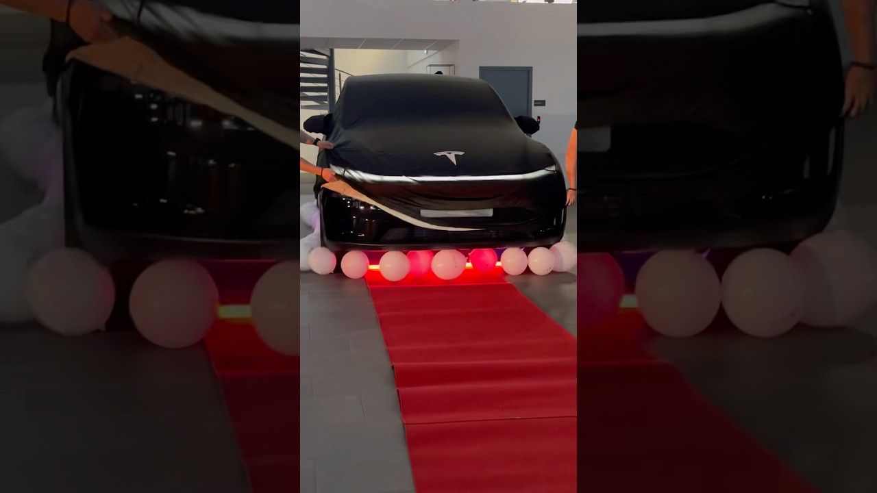 Inauguration nouvelle Tesla, model Y