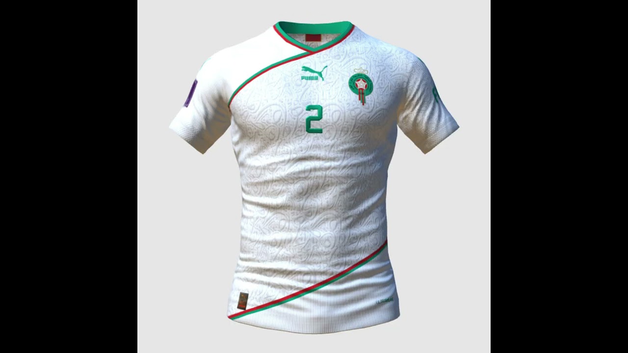 Les 4 meuilleur Maillot du Maroc concept #maroc #short #football