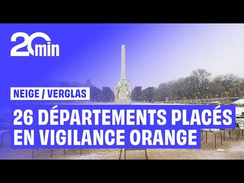 Neige et verglas : Bretagne, Normandie, région parisienne… 26 départements en alerte orange c...