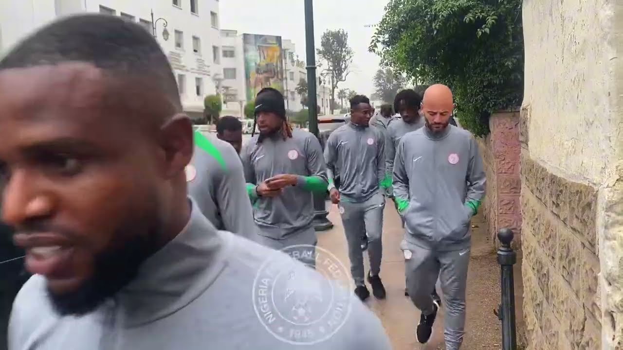 Nigeria vs Gabon - Super Eagles pre-match team walk (2026 FIFA World Cup Qualifiers, Playoffs)