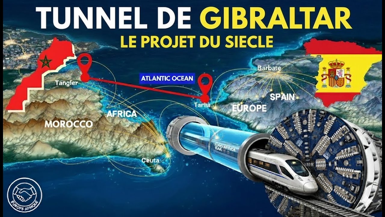 Maroc - Espagne : Ce tunnel va relier deux continents !