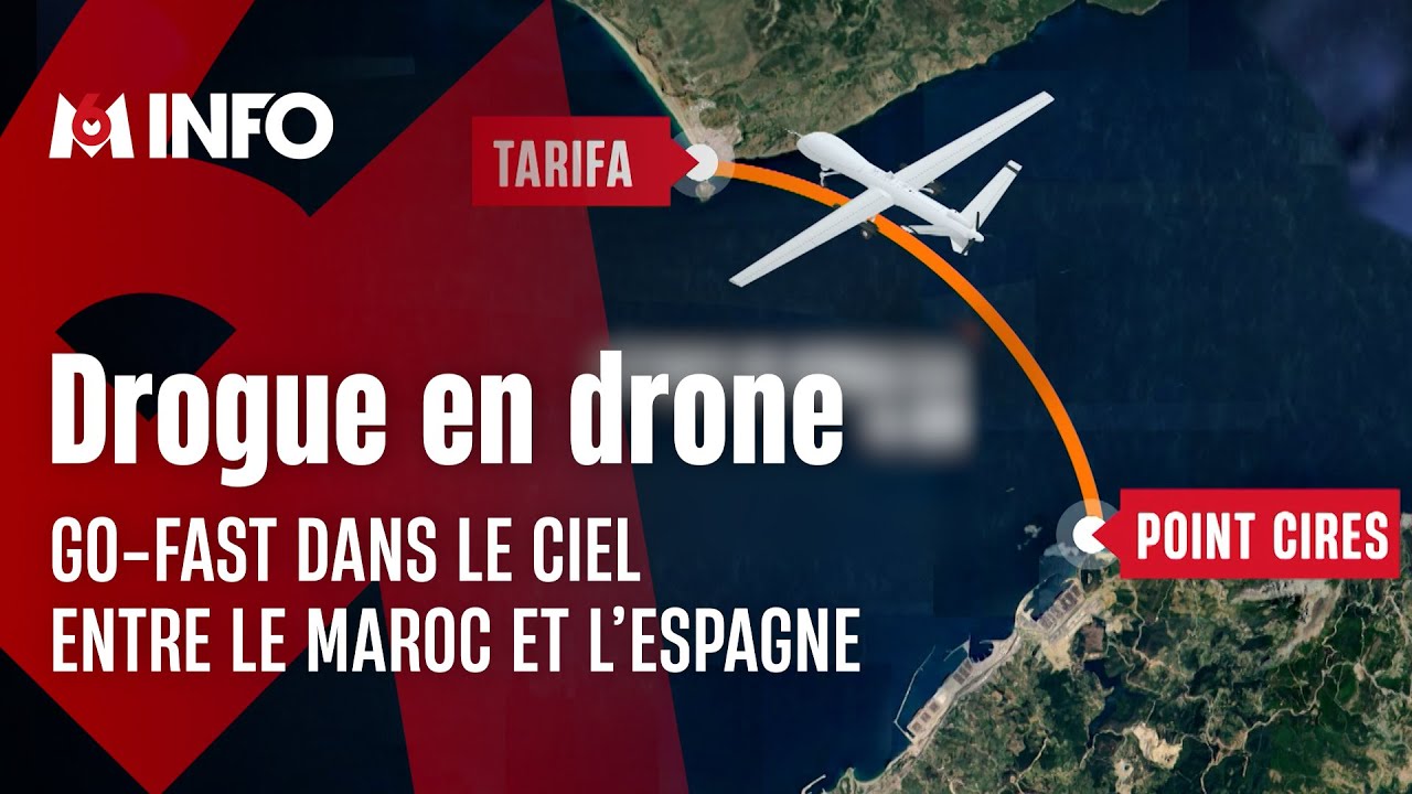 La drogue livrée par drone en Espagne depuis le Maroc