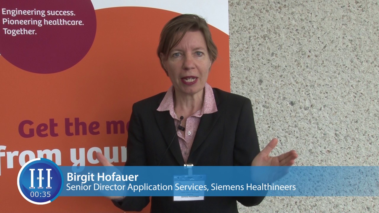 How could Siemens Healthineers ease the work of healthcare professionals? Birgit Hofauer