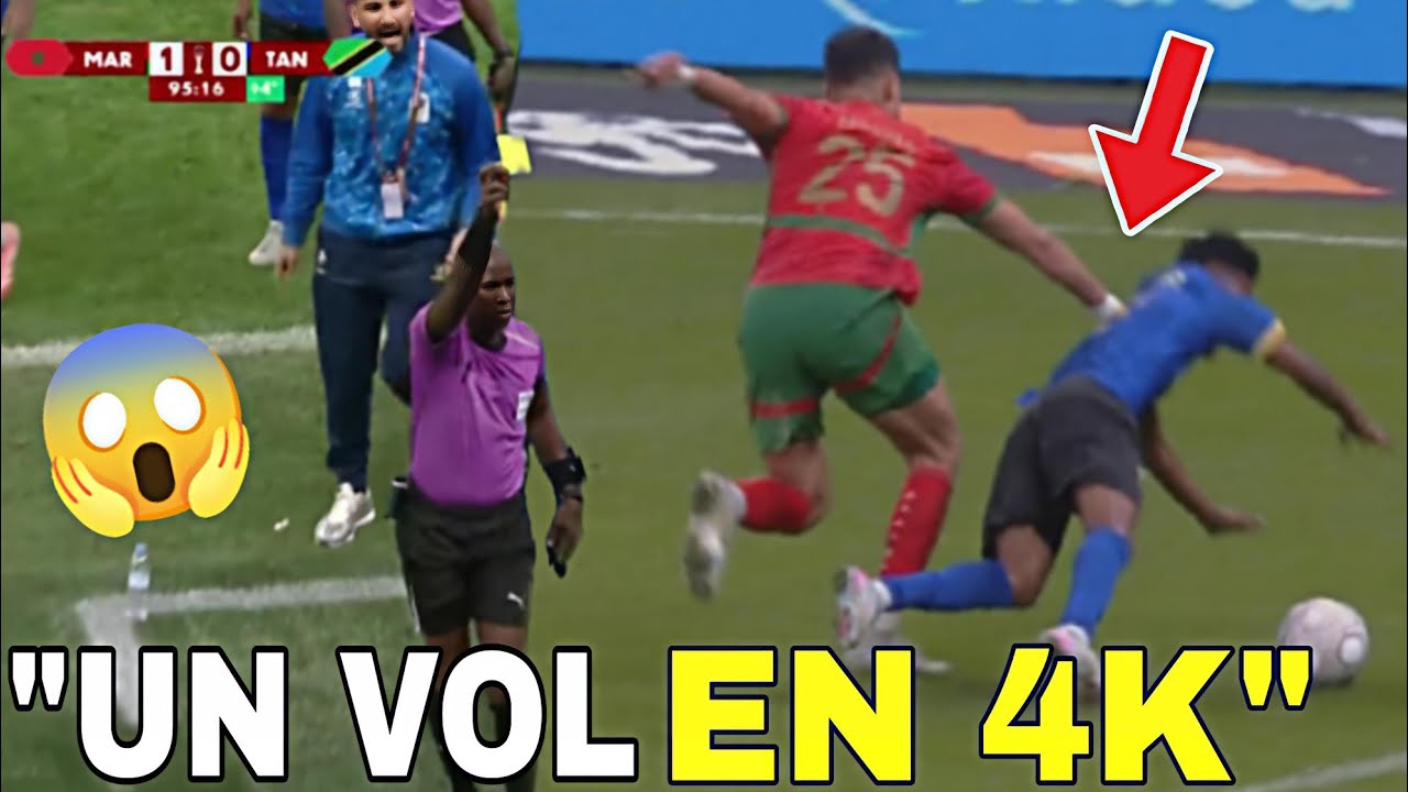 SCANDALE À LA CAN ! Le Maroc Favorisé Par L'arbitre Face à la Tanzanie  😱