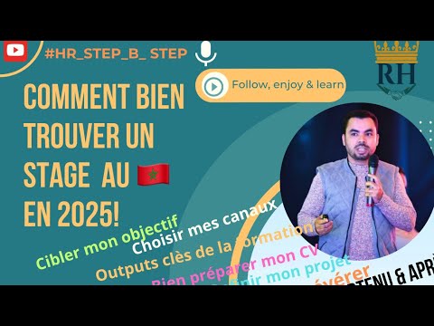 Comment bien trouver un stage au Maroc en 2025