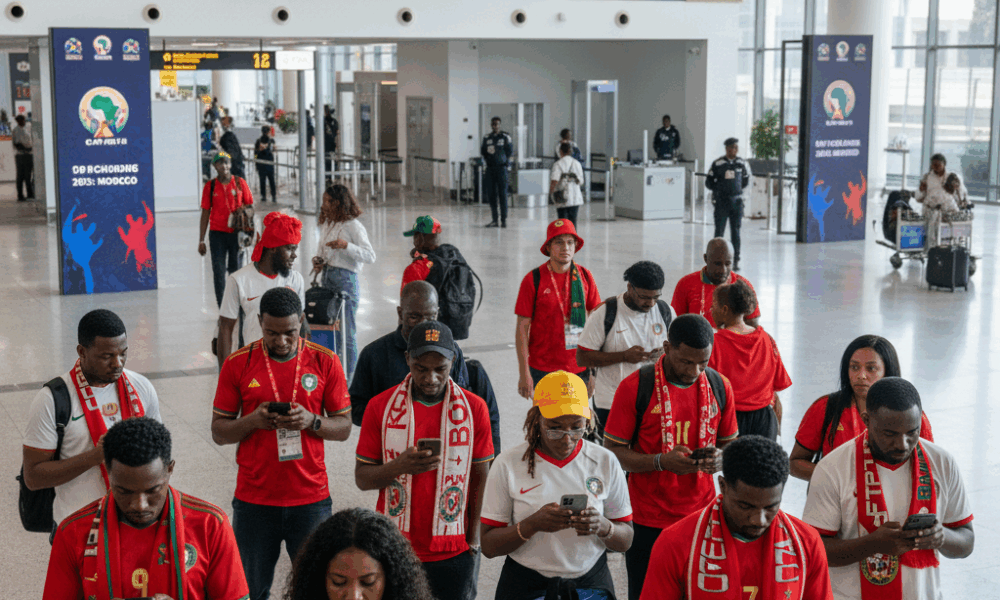 la caf annonce l'émission gratuite de visas électroniques pour les supporters de la can maroc 2025, facilitant ainsi leur déplacement pour encourager leurs équipes lors du tournoi.