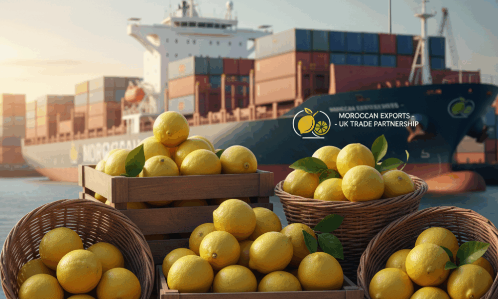 le maroc atteint un nouveau record en exportant pour un million de dollars de citrons vers le royaume-uni, renforçant sa position sur le marché international.