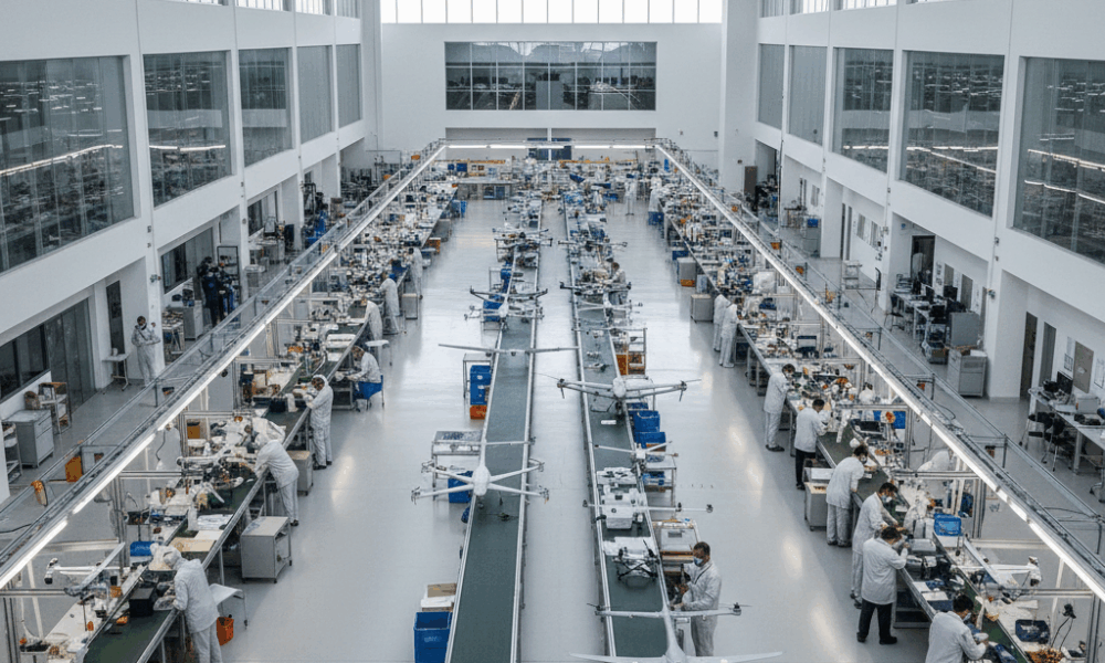 le maroc lance une nouvelle usine de production de drones grâce à un partenariat stratégique avec une entreprise israélienne, renforçant ainsi son industrie technologique et ses capacités en cybersécurité.