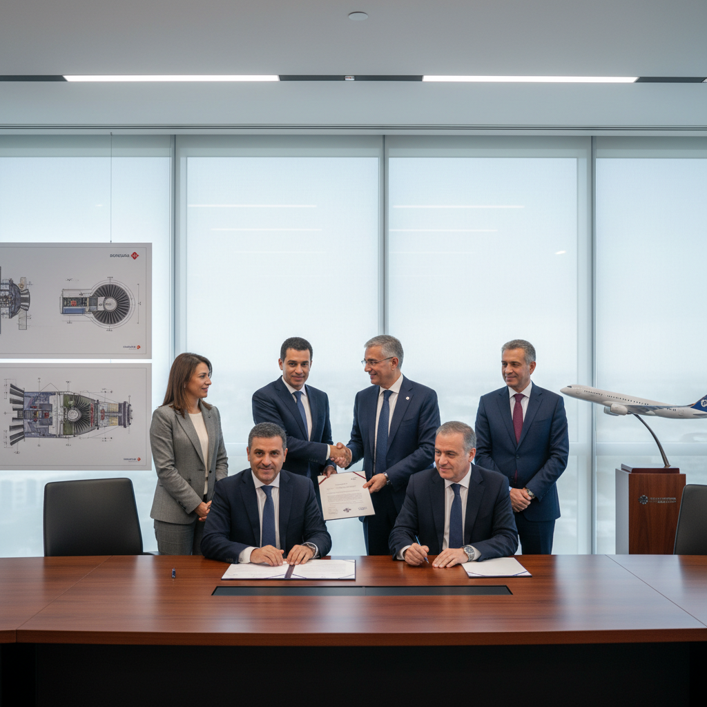 le maroc signe un accord historique pour établir le plus grand centre d’assemblage de moteurs d’avion en afrique, renforçant ainsi son positionnement dans l'industrie aéronautique continentale.