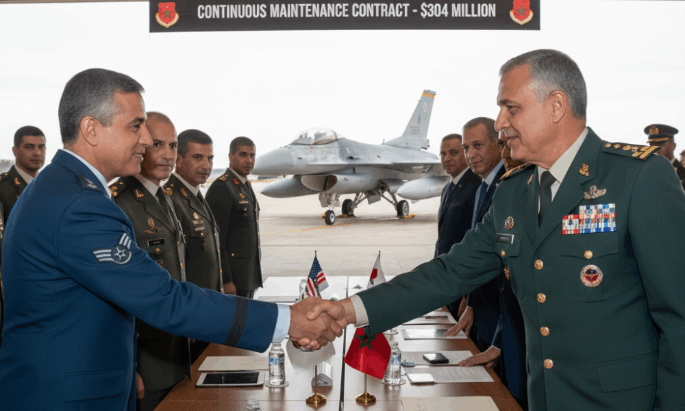 les états-unis confient au maroc un contrat majeur de 304 millions de dollars pour la maintenance continue des avions f-16, renforçant ainsi leur partenariat stratégique.