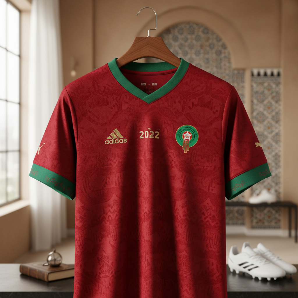 découvrez l'histoire du maillot maroc 2022, son design unique et nos conseils pour bien le choisir. plongez dans l'univers passionnant du football marocain avec style et authenticité.