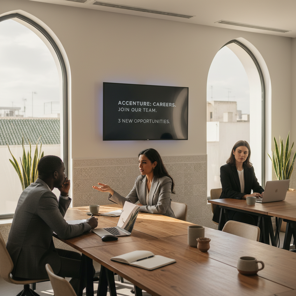 descubre las tres oportunidades de empleo disponibles en accenture en rabat. únete a una empresa innovadora y da un nuevo impulso a tu carrera.