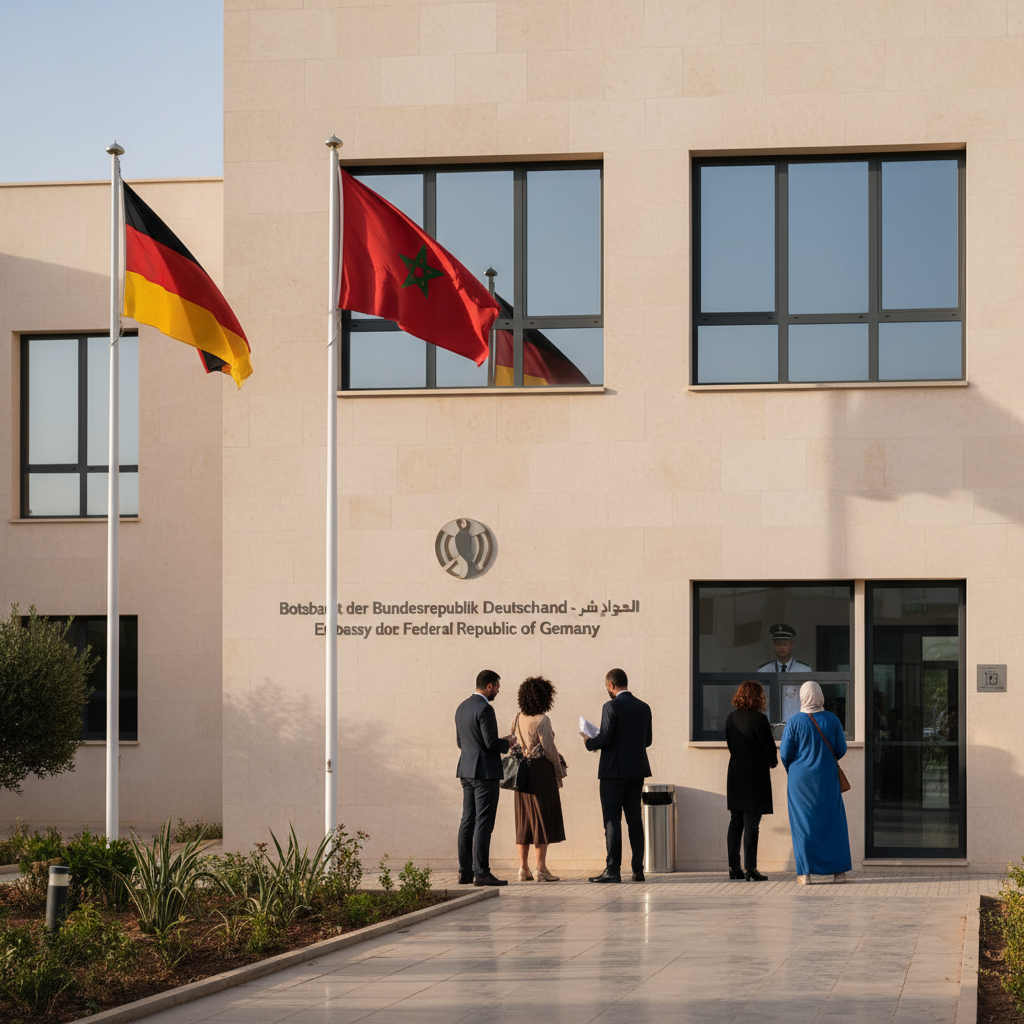découvrez les services, démarches et conseils actualisés pour 2025 à l'ambassade d’allemagne au maroc. informez-vous sur les visas, passeports, aides consulaires et autres formalités importantes.