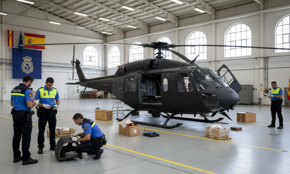 la police espagnole a démantelé un réseau audacieux qui utilisait des hélicoptères pour transporter de la drogue depuis le maroc, mettant fin à une opération criminelle sophistiquée.