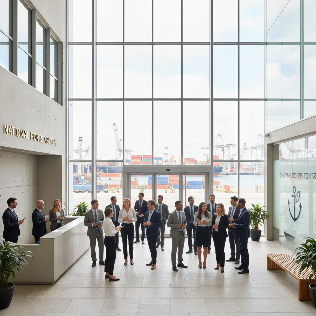 l’agence nationale des ports recrute des cadres spécialisés en responsabilité sociétale des entreprises pour renforcer ses actions en développement durable et responsabilité sociale.