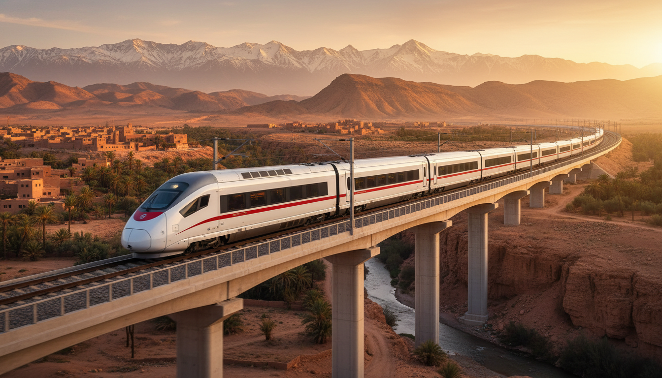 تحضر للمغامرة النهائية بالقطار، رحلة لا تُنسى من لندن حتى قلب المغرب، بين مناظر طبيعية خلابة واكتشافات ثقافية.