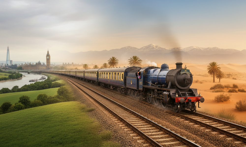 découvrez l'aventure ferroviaire ultime en voyageant de londres jusqu'au cœur du maroc, entre paysages époustouflants, cultures fascinantes et expériences inoubliables.