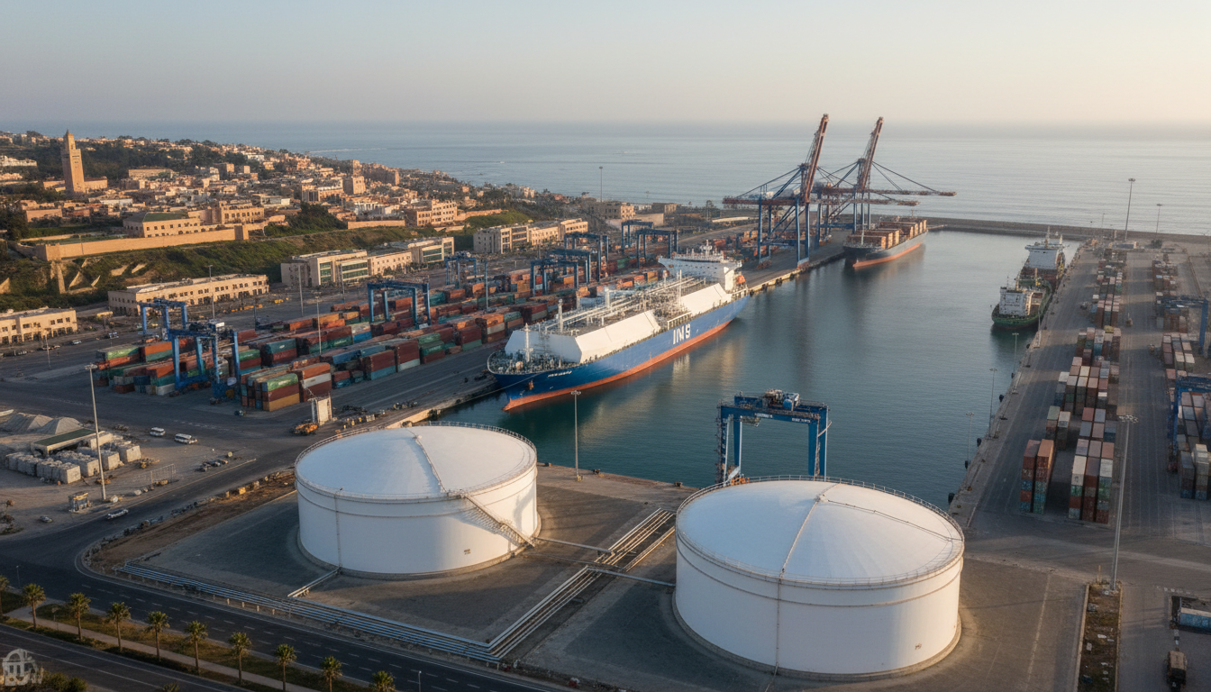 le maroc progresse vers la mise en place d'un hub d'importation de gnl d'un milliard de dollars, renforçant son rôle stratégique dans le marché énergétique régional.