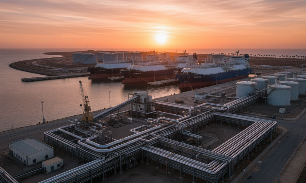 le maroc se prépare à devenir un hub majeur d'importation de gnl avec un investissement d'un milliard de dollars, renforçant sa position énergétique et économique.