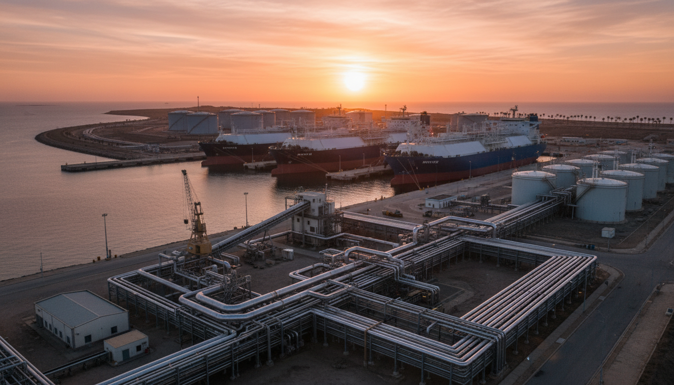 le maroc se prépare à devenir un hub majeur d'importation de gnl avec un investissement d'un milliard de dollars, renforçant sa position énergétique et économique.