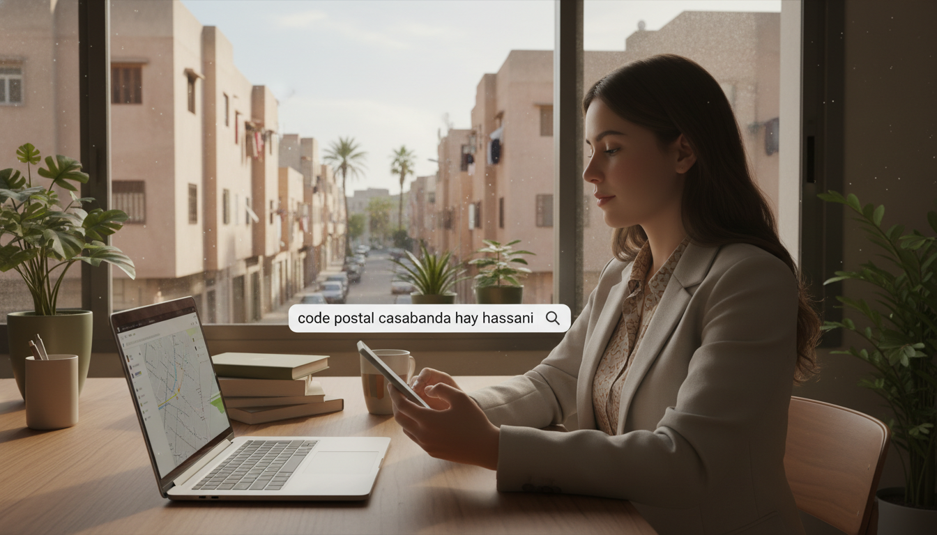 اكتشف كيف تجد بسرعة وسهولة الرمز البريدي لحي حسني في الدار البيضاء لعام 2025، مع جميع المعلومات المحدثة.