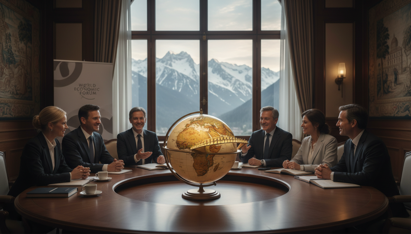 اكتشف كيف يفرض المغرب نفسه في دافوس كجسر استراتيجي يربط أوروبا بأفريقيا، معززًا بذلك التبادلات الاقتصادية والثقافية بين القارتين.
