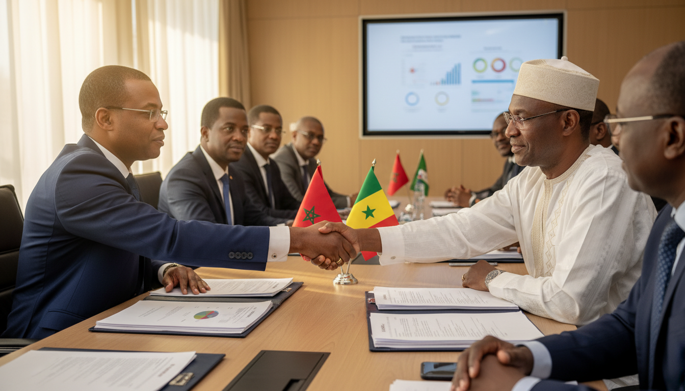 le maroc et le sénégal réaffirment leur amitié et s'engagent à renforcer les échanges commerciaux suite aux tensions lors de la coupe d'afrique de football.