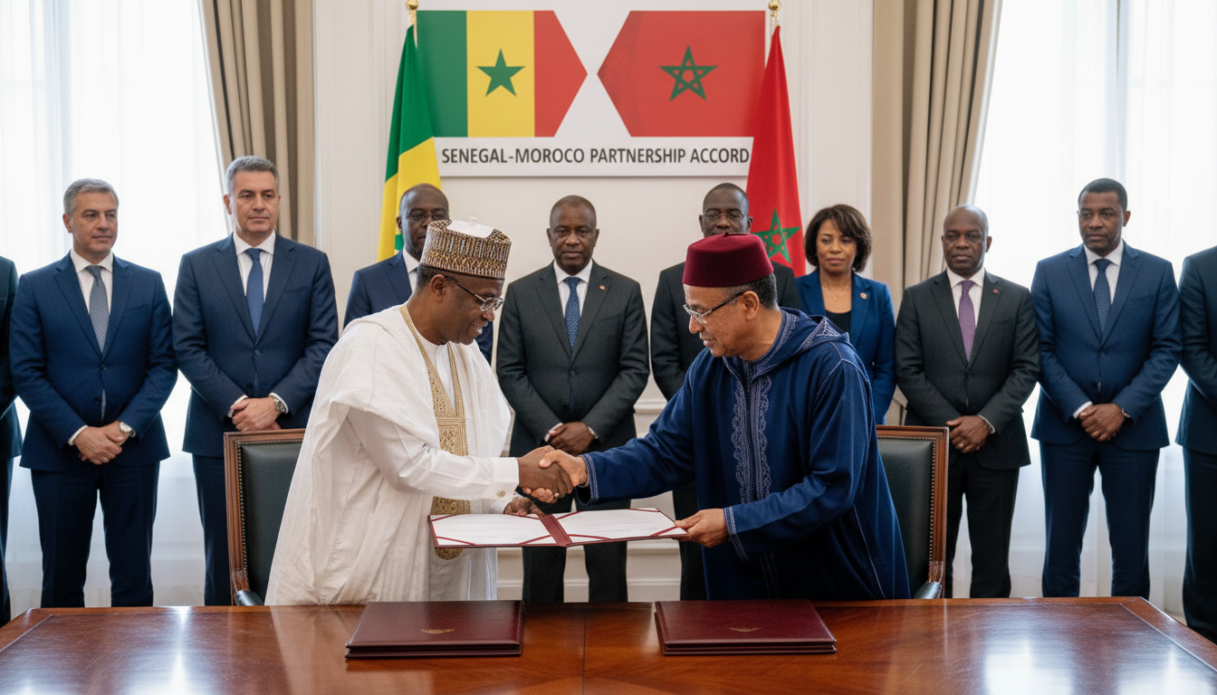 le sénégal et le maroc signent des accords importants pour renforcer leur partenariat bilatéral, apaisant les tensions après la récente controverse footballistique.