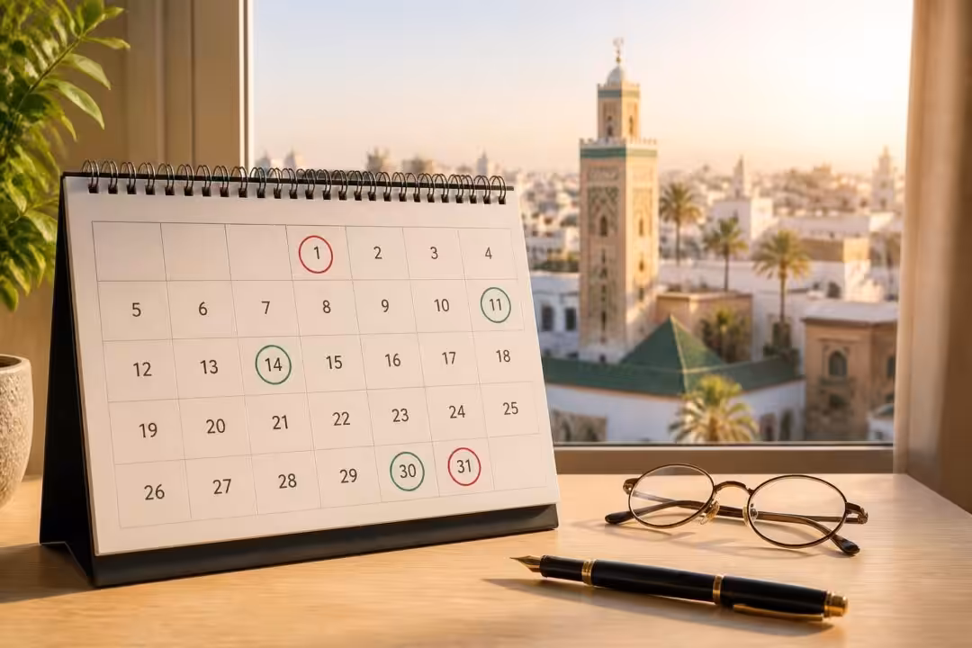 découvrez le calendrier officiel des jours fériés au maroc en 2026 et les règles à suivre pour les récupérer facilement.
