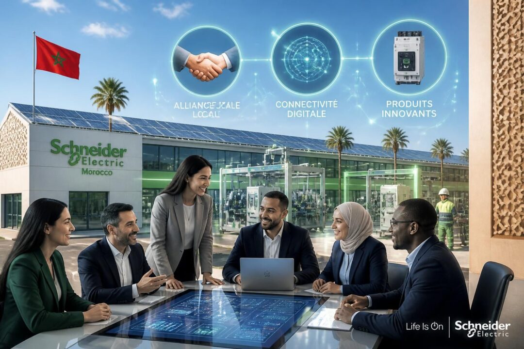 schneider electric renforce sa présence industrielle et digitale au maroc en nouant trois alliances stratégiques, accélérant ainsi son développement technologique et économique dans la région.