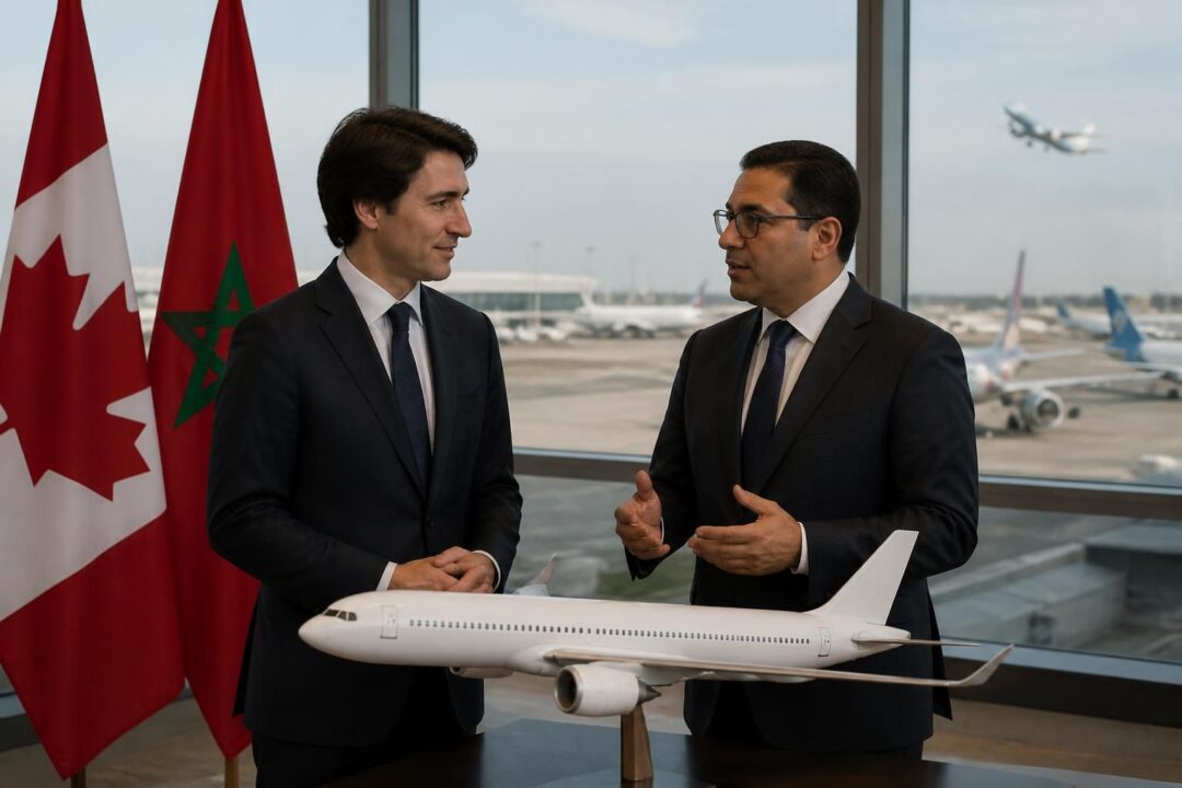 le premier ministre canadien met en avant l'importance stratégique du partenariat avec le maroc pour renforcer la sécurité aérienne et assurer des vols plus sûrs entre les deux pays.