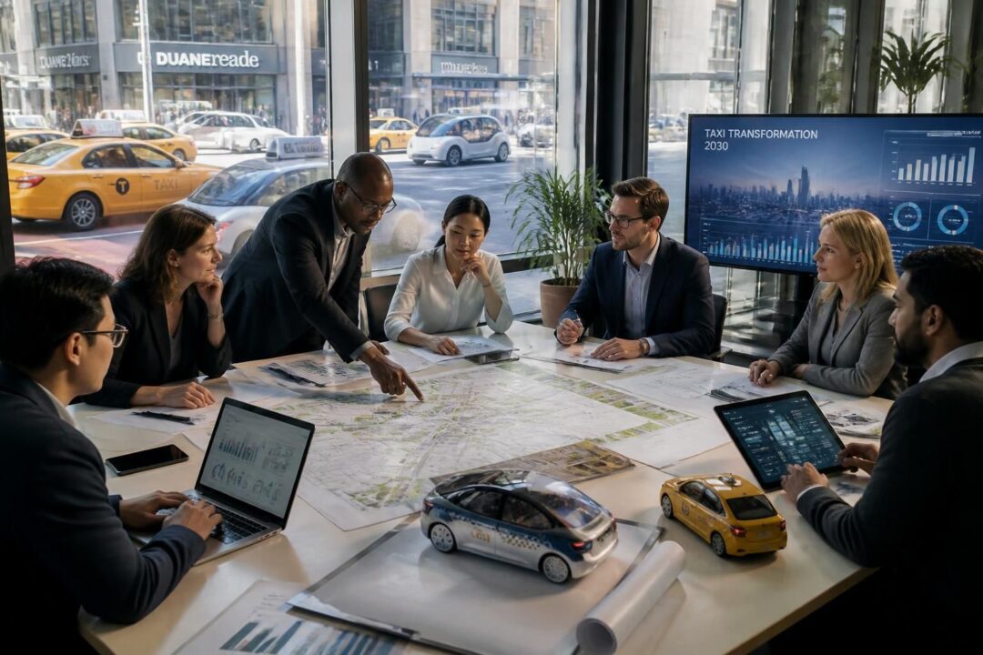 lancement d'une étude détaillée visant à révolutionner le secteur des taxis grâce à des innovations et des analyses approfondies.
