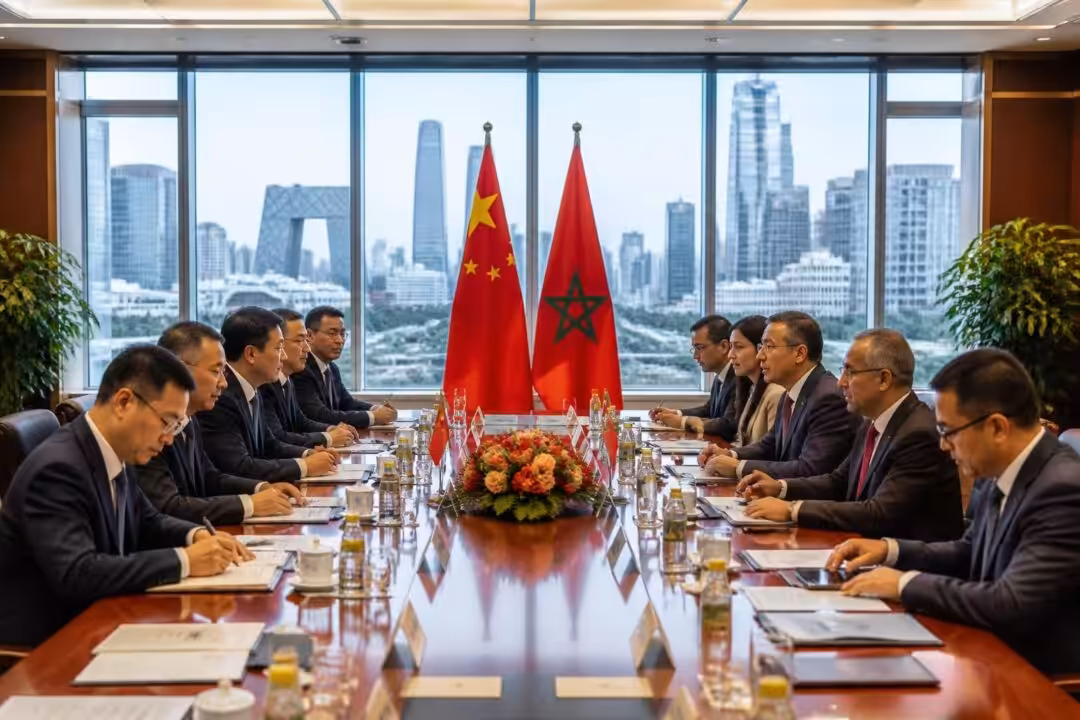 la 7ᵉ session de la commission mixte maroc-chine se tient à pékin pour renforcer la coopération économique entre les deux pays, favorisant les échanges et les partenariats stratégiques.
