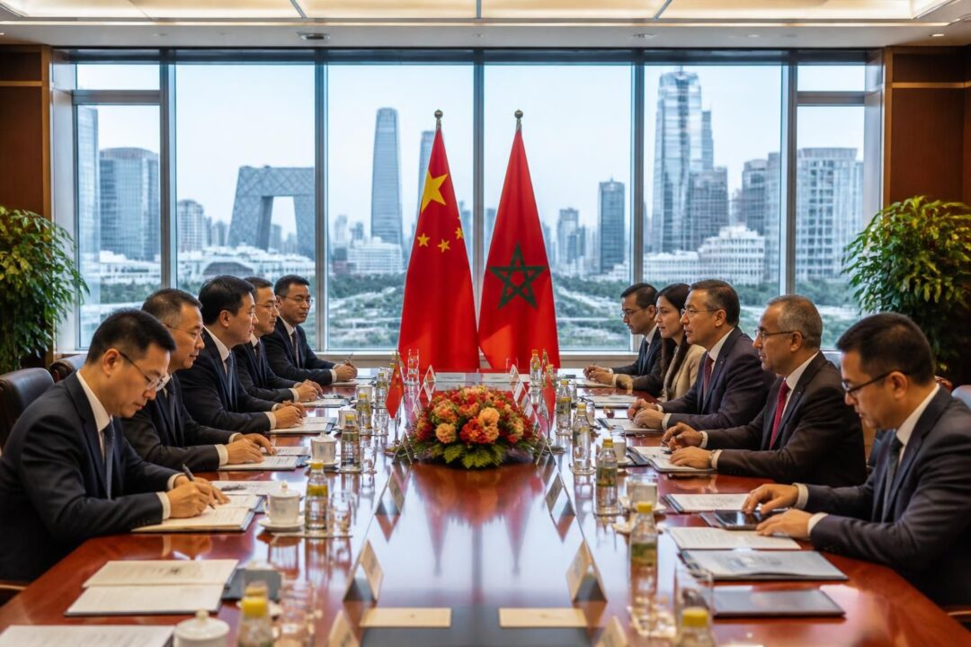 la 7ᵉ session de la commission mixte maroc-chine se tient à pékin pour renforcer la coopération économique entre les deux pays, favorisant les échanges et les partenariats stratégiques.