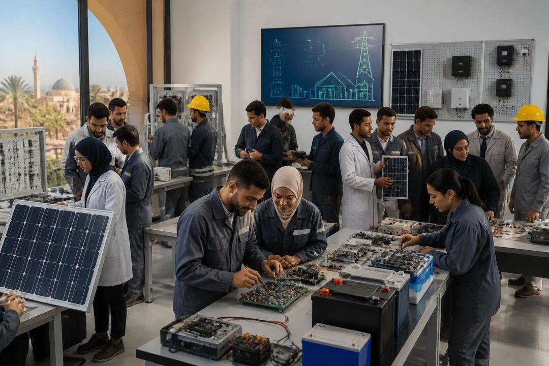 en tunisie, 275 professionnels ont été formés aux métiers durables de l'électricité et de l'électronique grâce au programme thamm, favorisant des compétences innovantes et respectueuses de l'environnement.
