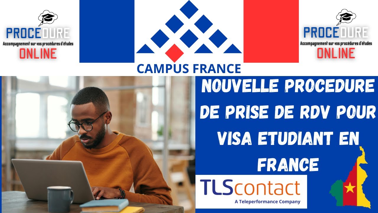 NOUVELLE PROCEDURE de demande de RDV pour VISA étudiant en FRANCE - Campus FRANCE 🇫🇷 2025