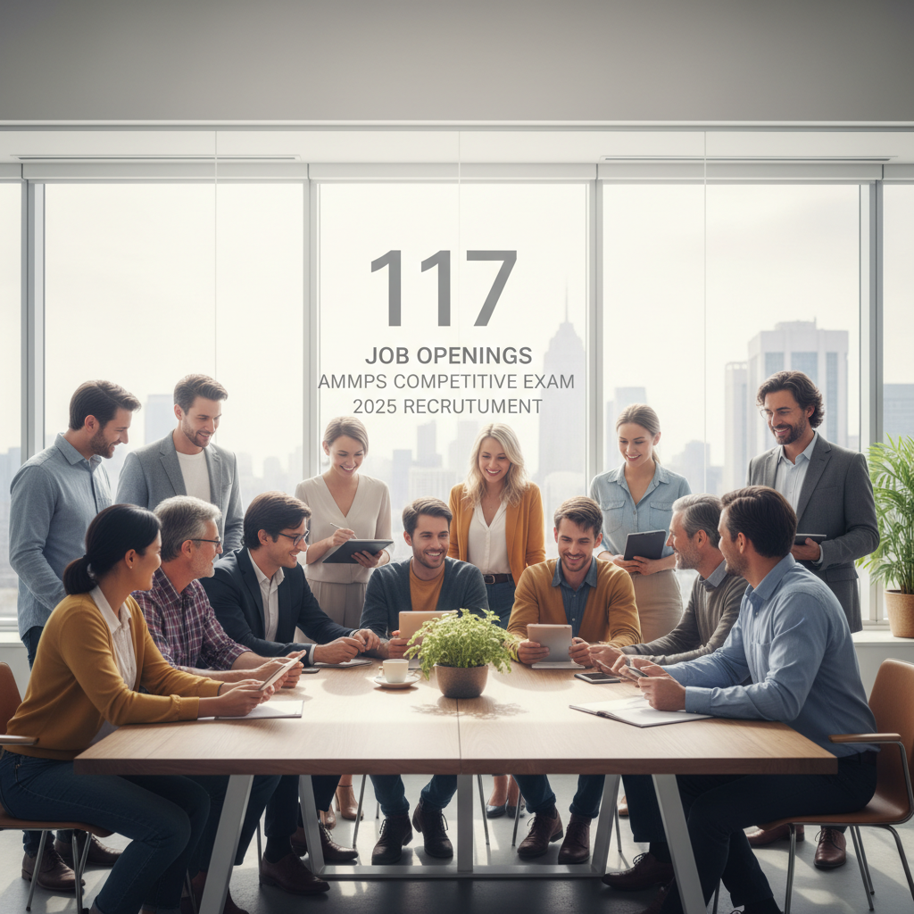 découvrez l'opportunité 2025 avec 117 postes à pourvoir au concours de recrutement ammps. préparez votre candidature pour intégrer une carrière prometteuse dès maintenant !