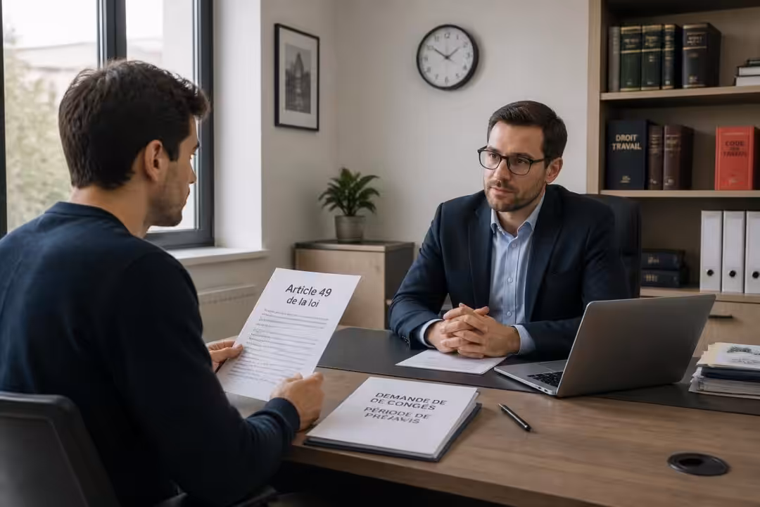 découvrez les droits et conditions des permissions d'absence durant le préavis selon l'article 49 de la loi, pour mieux comprendre vos obligations et avantages.