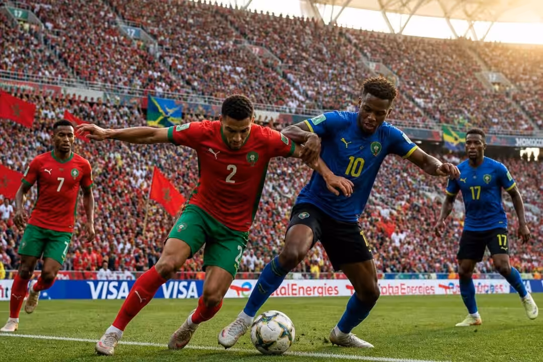 découvrez le duel intense entre le maroc et la tanzanie, un match décisif sous haute tension pour décrocher une place en huitième de finale.